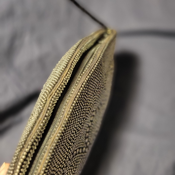 Clutch or shoulder bag metal studded beading - Picture 3 of 8